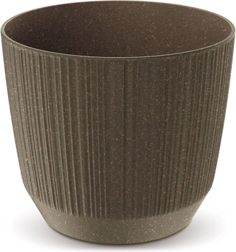 Pot de fleurs Ryfo Eco Wood 19,5 cm – couleur café