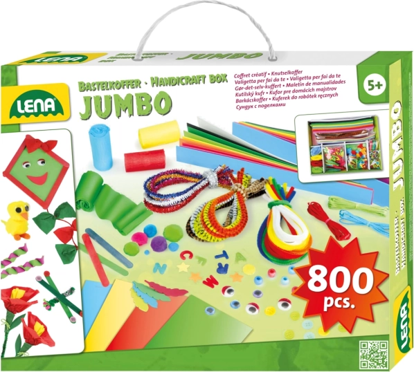 Lena Coffret Créatif Jumbo vert pour enfants
