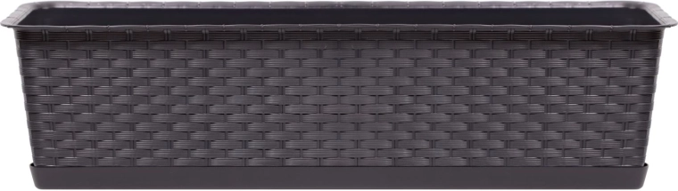 Jardinière avec soucoupe Ratolla Case 49 cm ombre