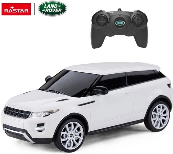 Range Rover Evoque Rastar télécommandé à l’échelle 1:24 – Blanc