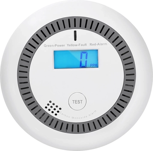 Détecteur de monoxyde de carbone (CO) Solight avec écran LCD et alarme de 85 dB