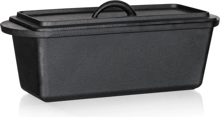 Moule à pain en fonte avec couvercle EXCELLENT 3 l, noir