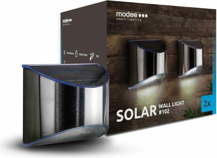 Modee Smart Lighting lampes murales solaires intelligentes (lot de 2)