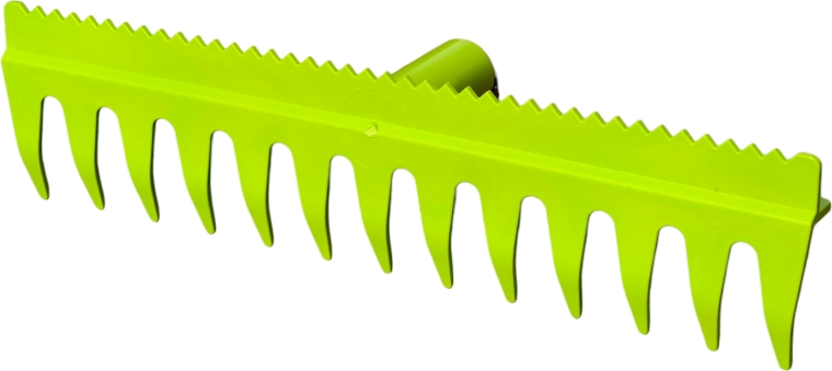 Râteau en plastique pour terre, 13 dents