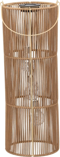 Lanterne solaire marron de 57 cm
