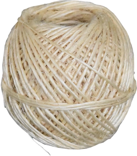 Ficelle en sisal 2 mm, 250 g, 2000 tex