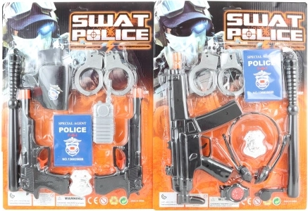 Coffret de police pour enfants avec matraque et accessoires