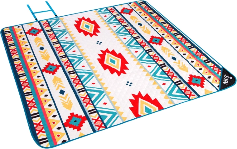 Couverture de pique-nique NILS Camp Aztec, imperméable, pliable avec poignée