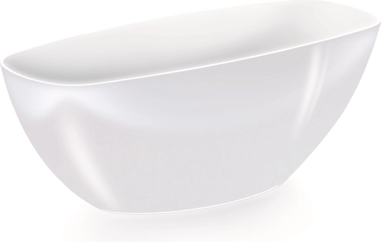 Coupe pour orchidées Coubi 36 cm blanche