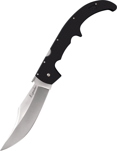 Cold Steel XL Espada – grand couteau de poche G10, noir, 19 cm