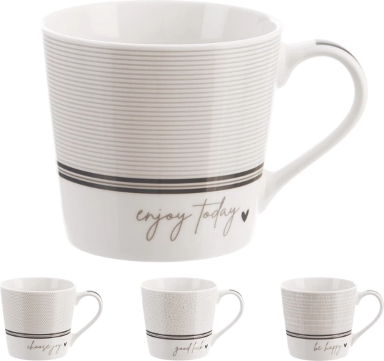 Tasse en porcelaine Linka 0,44 l (mix de décors)