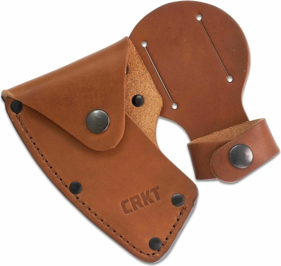 Étui en cuir brun pour hache CRKT Freyr