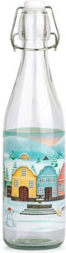 Bouteille en verre à fermeture mécanique TORO 260 ml village