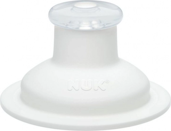 NUK tétine de remplacement en silicone Push-Pull blanche