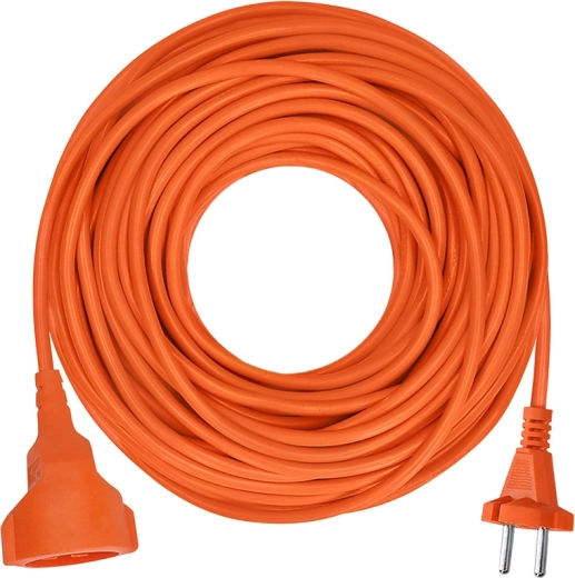 Câble prolongateur Solight avec coupleur 15 m, 2×1,5 mm², orange - 1 pièce