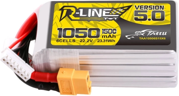 Batterie LiPo Tattu R-Line 1050mAh 22,2V 150C