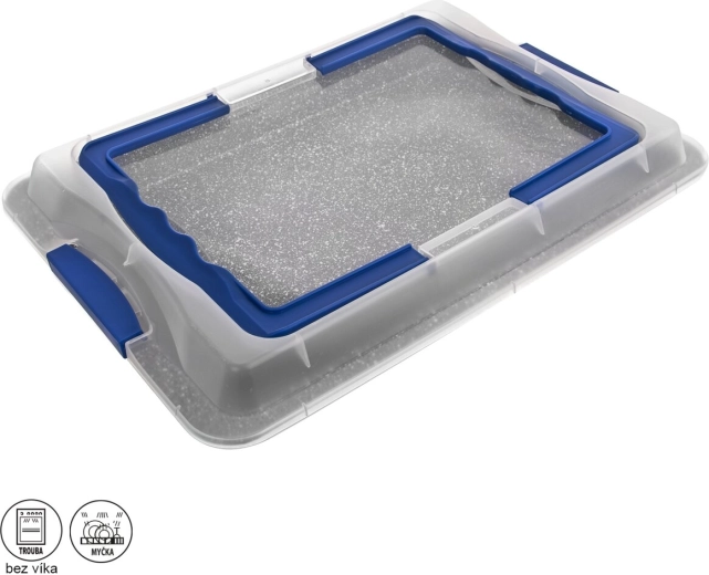 Moule à pâtisserie en granit avec couvercle Orion Grande 43 × 29 × 7 cm