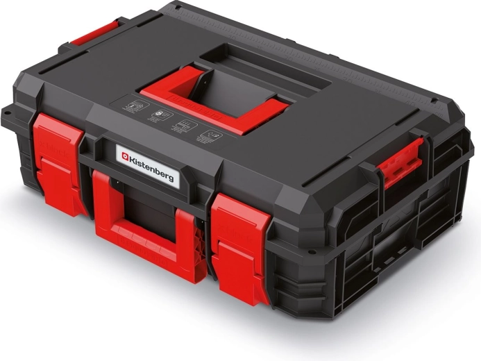 Mallette à outils X‑BLOCK PRO, 546 × 380 × 194 mm, noire