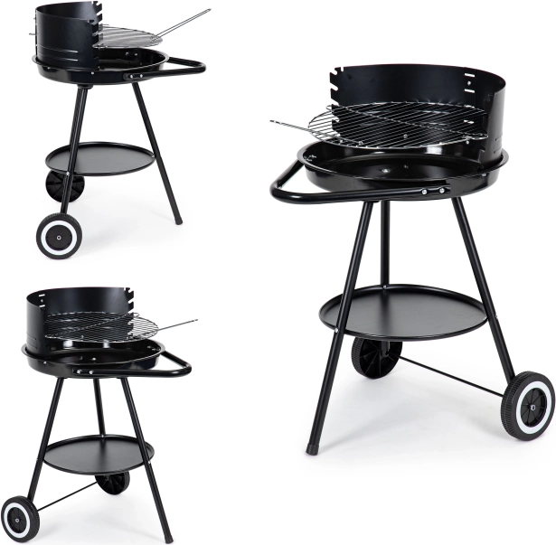 Barbecue de jardin avec hauteur de grille réglable, MultiGarden