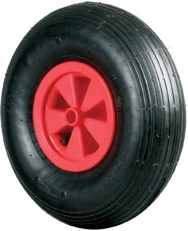 Roue pneumatique pour diable 350 mm avec disque en plastique, moyeu 20 mm