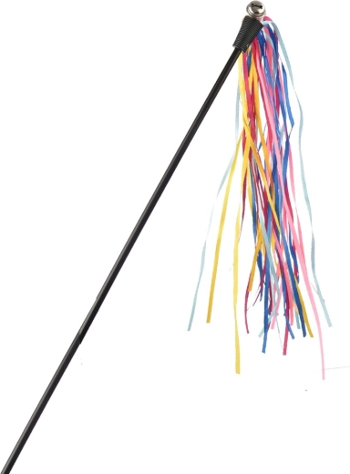 Jouet interactif à canne pour chats 92 cm