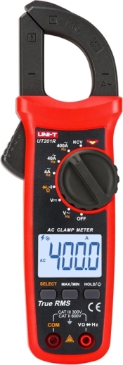 Multimètre à pince Uni-T UT201R (True RMS)