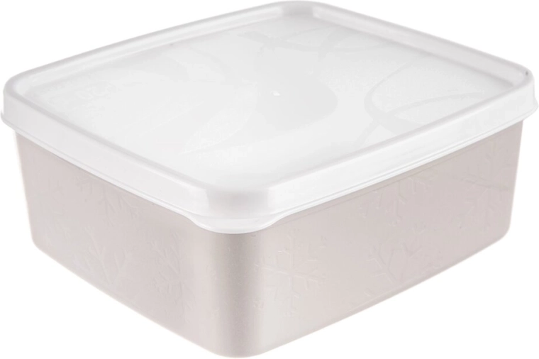 Boîte de conservation alimentaire Orion beige avec couvercle 650 ml
