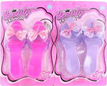 Petites chaussures en plastique avec nœud pour enfants