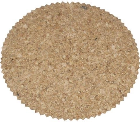 Dessous de verre ronds en liège avec bord festonné 10 cm, lot de 6