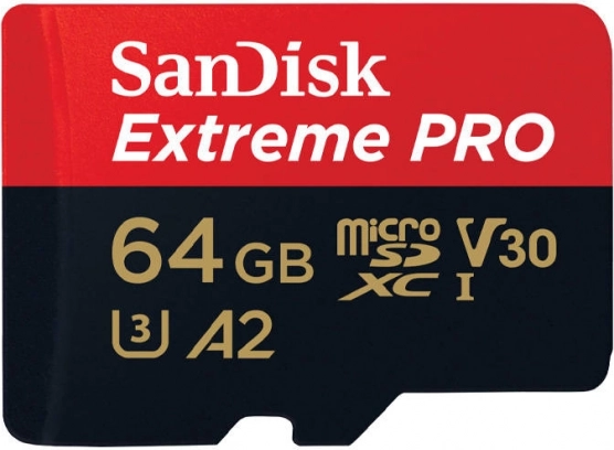 Carte SanDisk Extreme Pro microSDXC 64GB