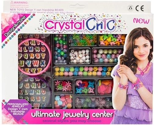 Kit de perles pour fabriquer des bijoux avec bracelets - 1 pièce