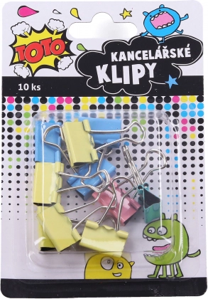 Pinces à papier 19 mm, lot de 10 pièces