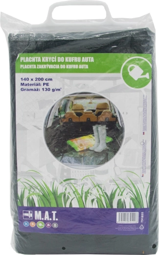 Bâche de coffre de voiture 140 × 200 cm, PE 130 g/m²