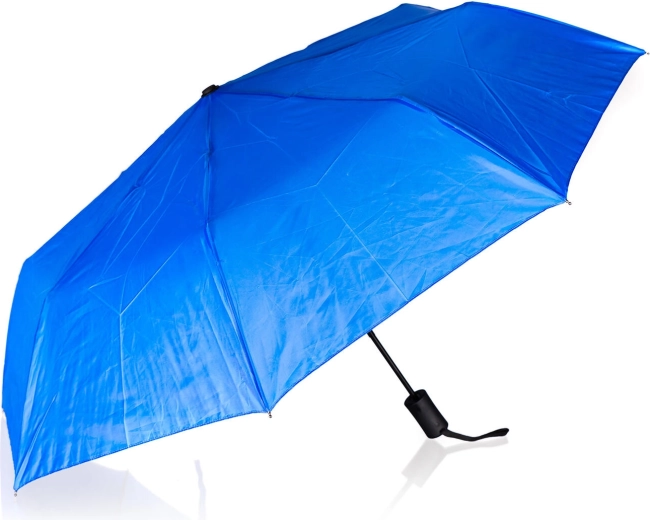 Parapluie pliant bleu 52 cm à ouverture automatique