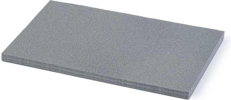 Garnissage en mousse pour mallette à outils 47,5 × 28,5 × 2 cm – gris