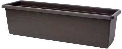 Jardinière en plastique Lobelia 40 cm marron