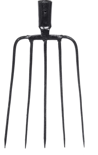 Fourche forgée à 5 dents sans manche