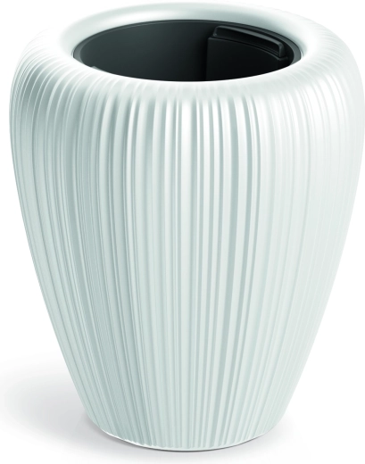 Pot de fleurs OROBO 29 cm blanc