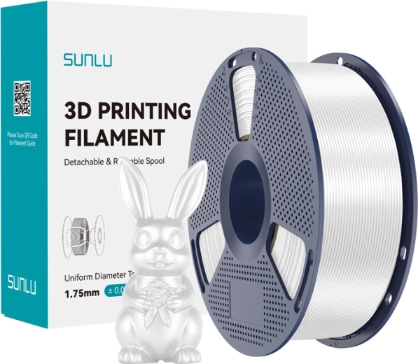 Filament Sunlu PLA+ Silk blanc