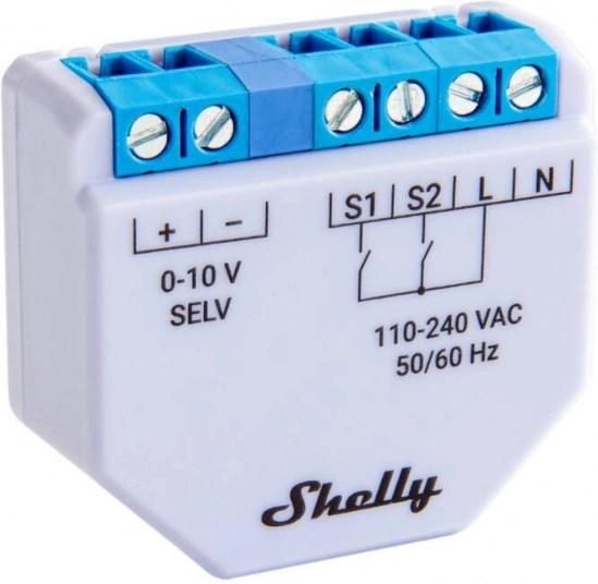 Variateur de lumière Shelly Plus 0-10V WiFi/Bluetooth