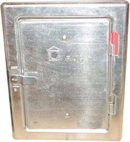 Trappe de cheminée galvanisée 140 × 205 mm