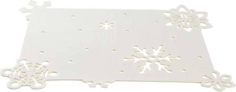 Set de table en feutre TORO 45 × 35 cm blanc