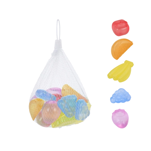 Ensemble de 18 glaçons réutilisables en forme de fruits