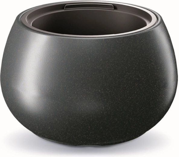 Pot Heos Eco Wood avec insert, anthracite, diamètre 43,6 cm