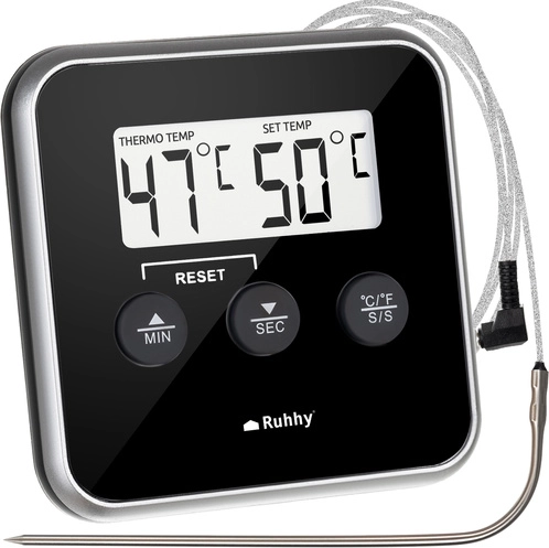 Thermomètre de cuisine numérique avec sonde Ruhhy