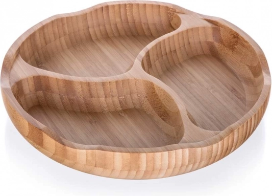 Bol en bambou compartimenté BRILLANTE 25 cm