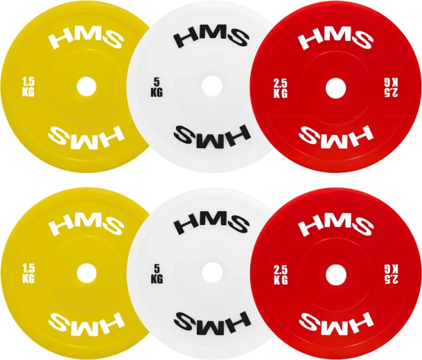 Ensemble de disques techniques HMS TPP 2 × 1,5–5 kg