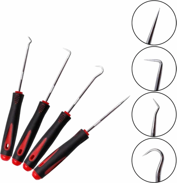 Ensemble de crochets avec poignée, 4 pcs