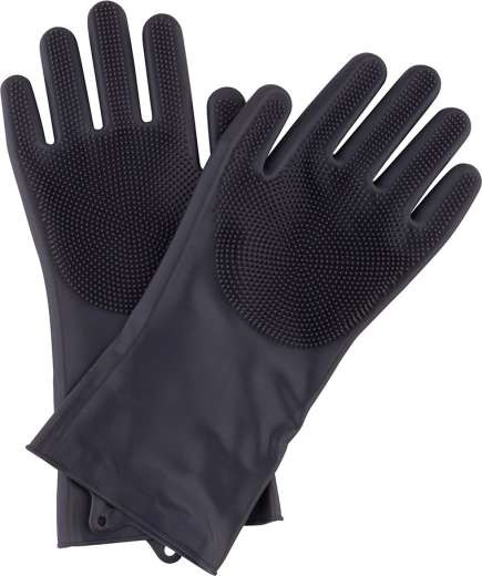 Gants en silicone Altomdesign pour la vaisselle et le nettoyage 34 × 13 × 1,5 cm