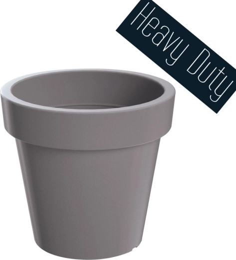 Pot Lexo Round 60 cm – pierre grise